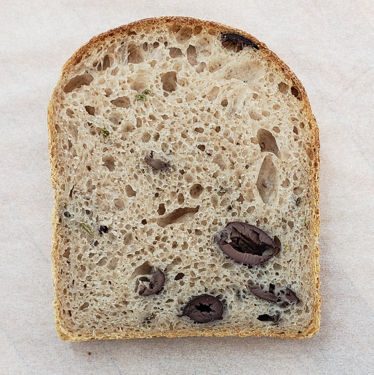 KALAMATA OLIVE-ROSEMARY SOURDOUGH