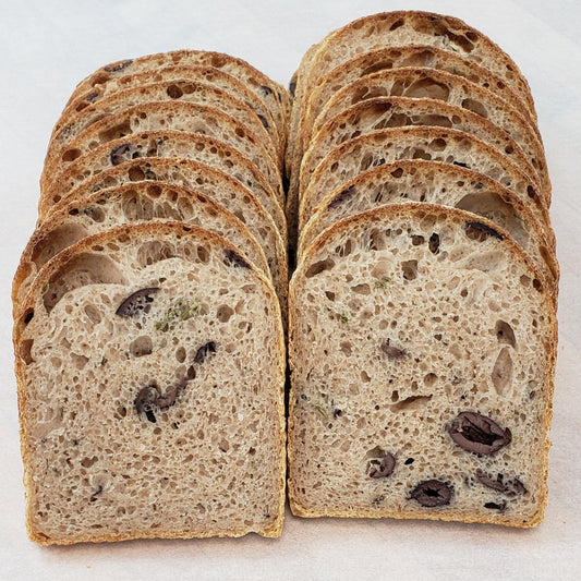KALAMATA OLIVE-ROSEMARY SOURDOUGH